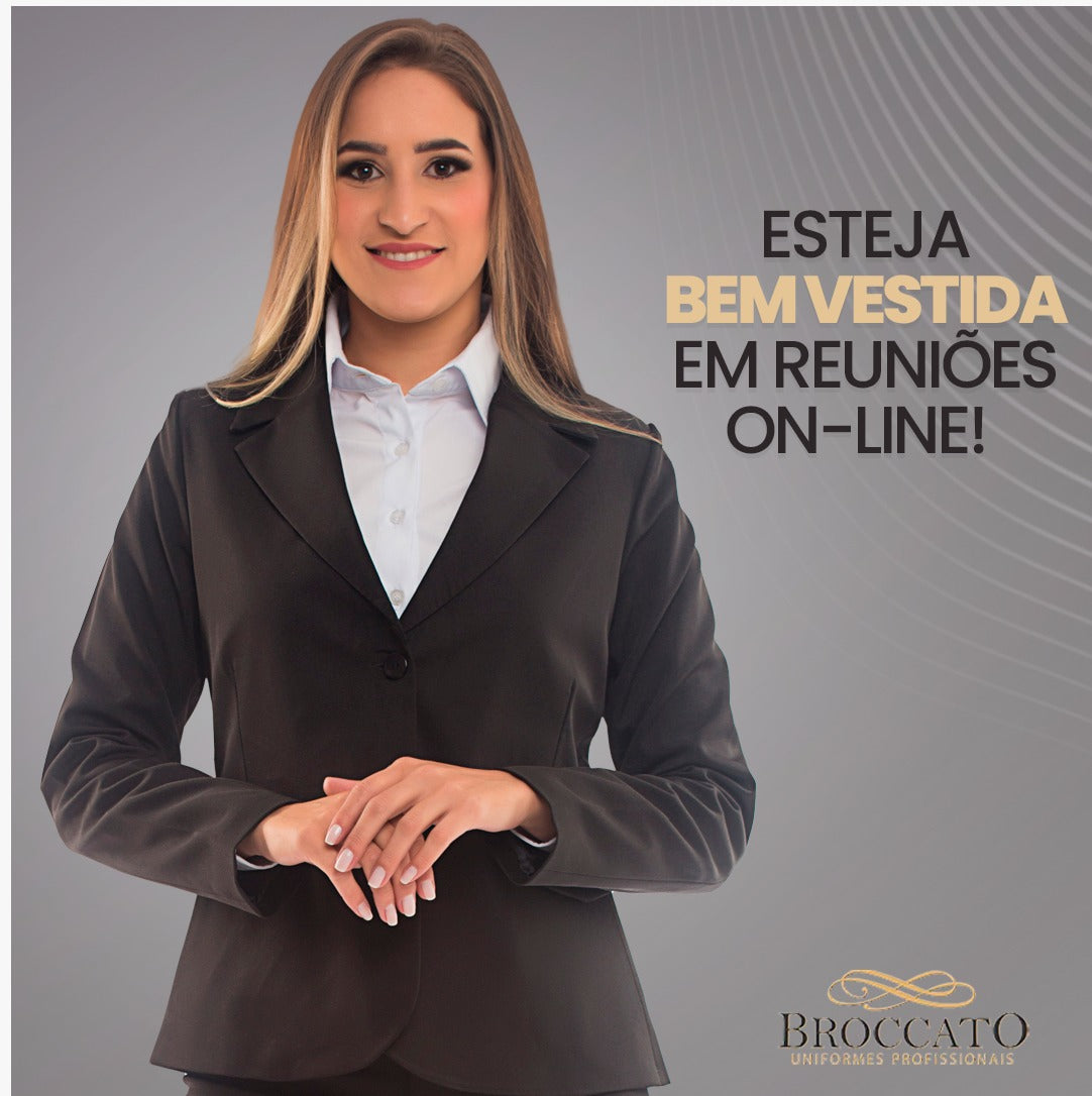 Camisa Social Feminina Pence – Manga Longa