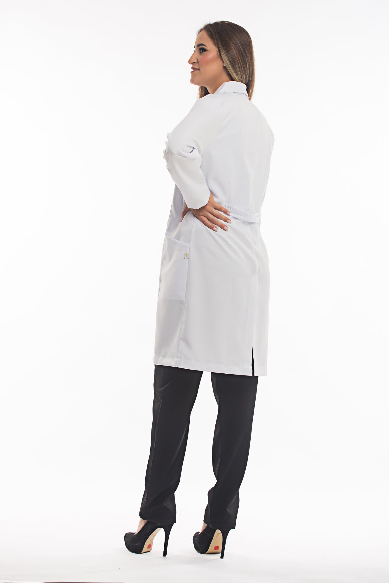 Jaleco Feminino Gola Xale