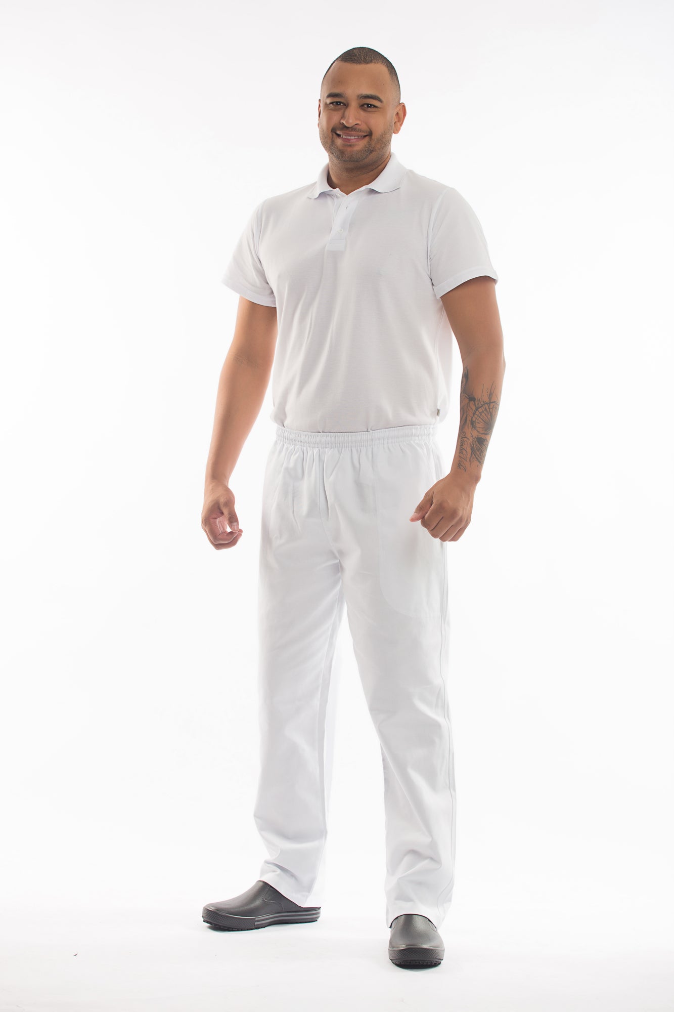 Calça Elástico Brim
