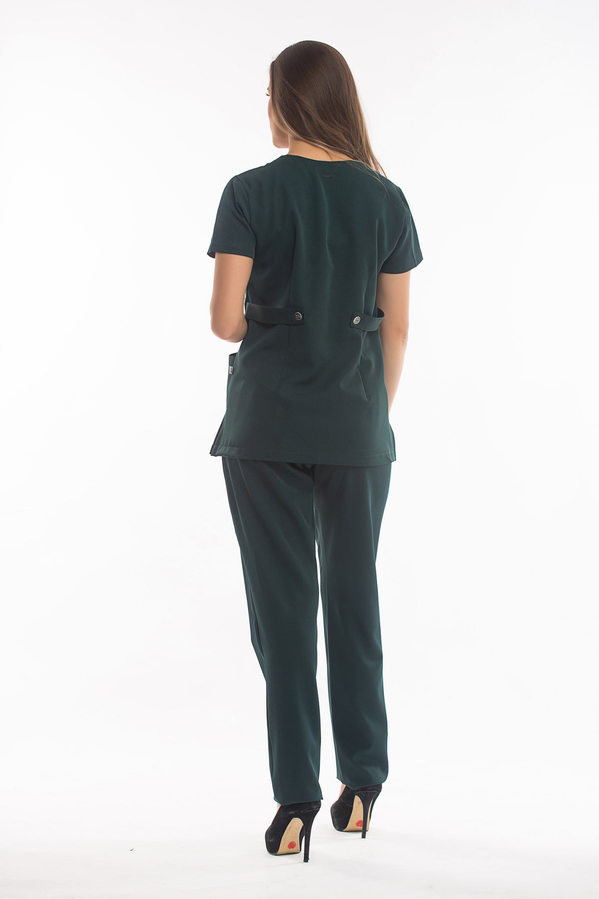 Conjunto Scrubs Feminino Transpassado