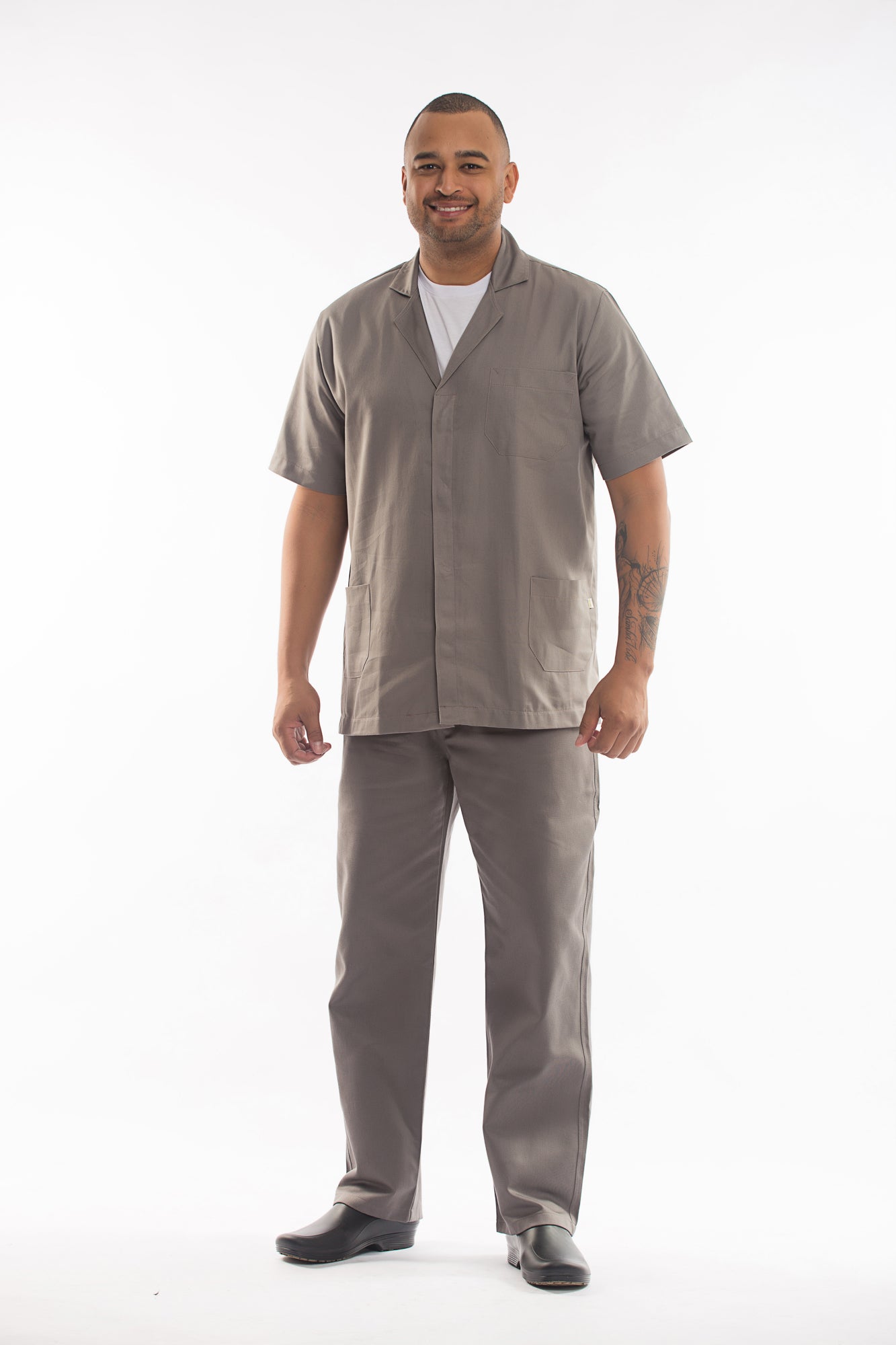 Jaleco Curto Brim Unissex