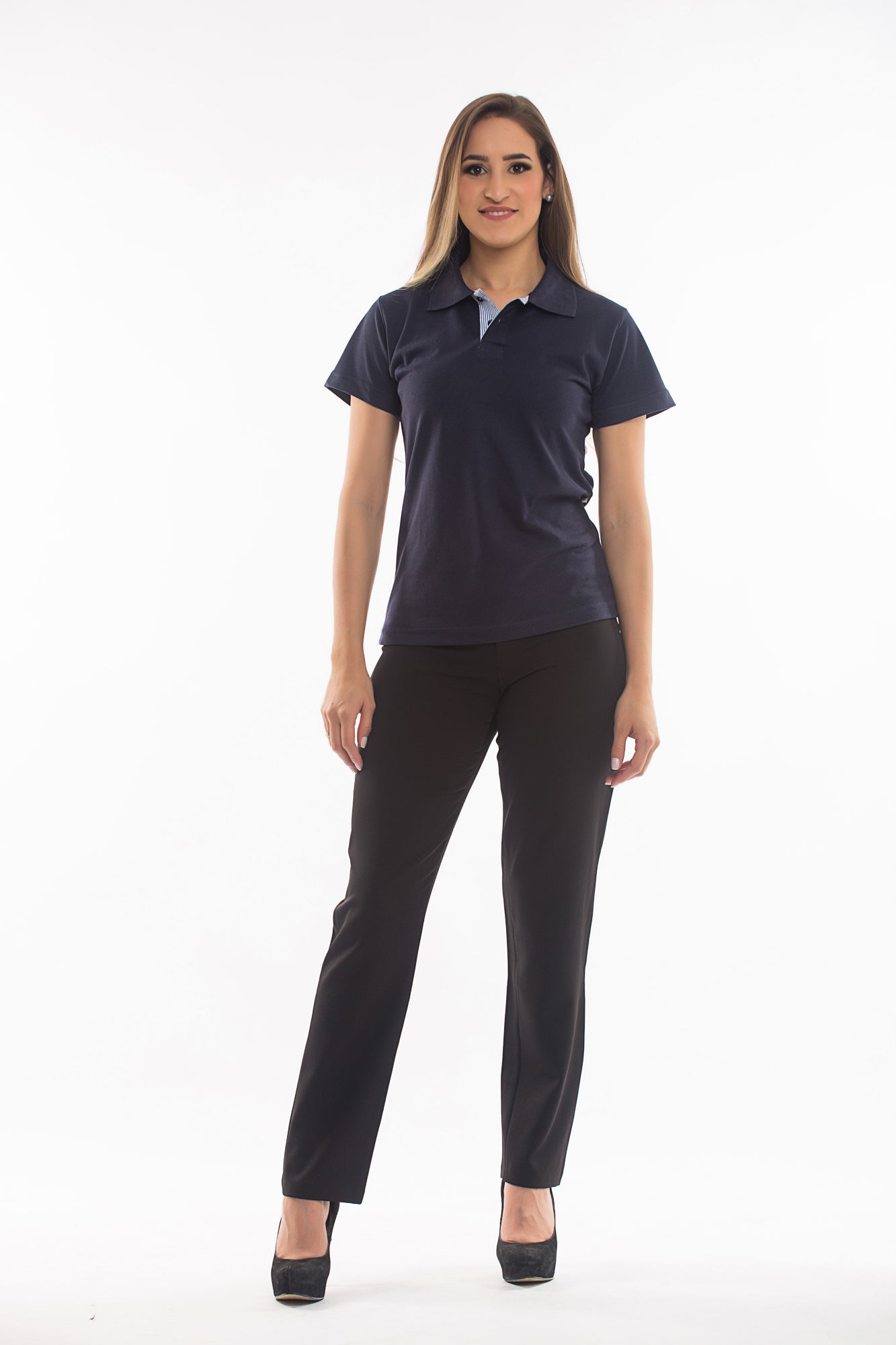 Camisa Polo Feminina (peitilho)