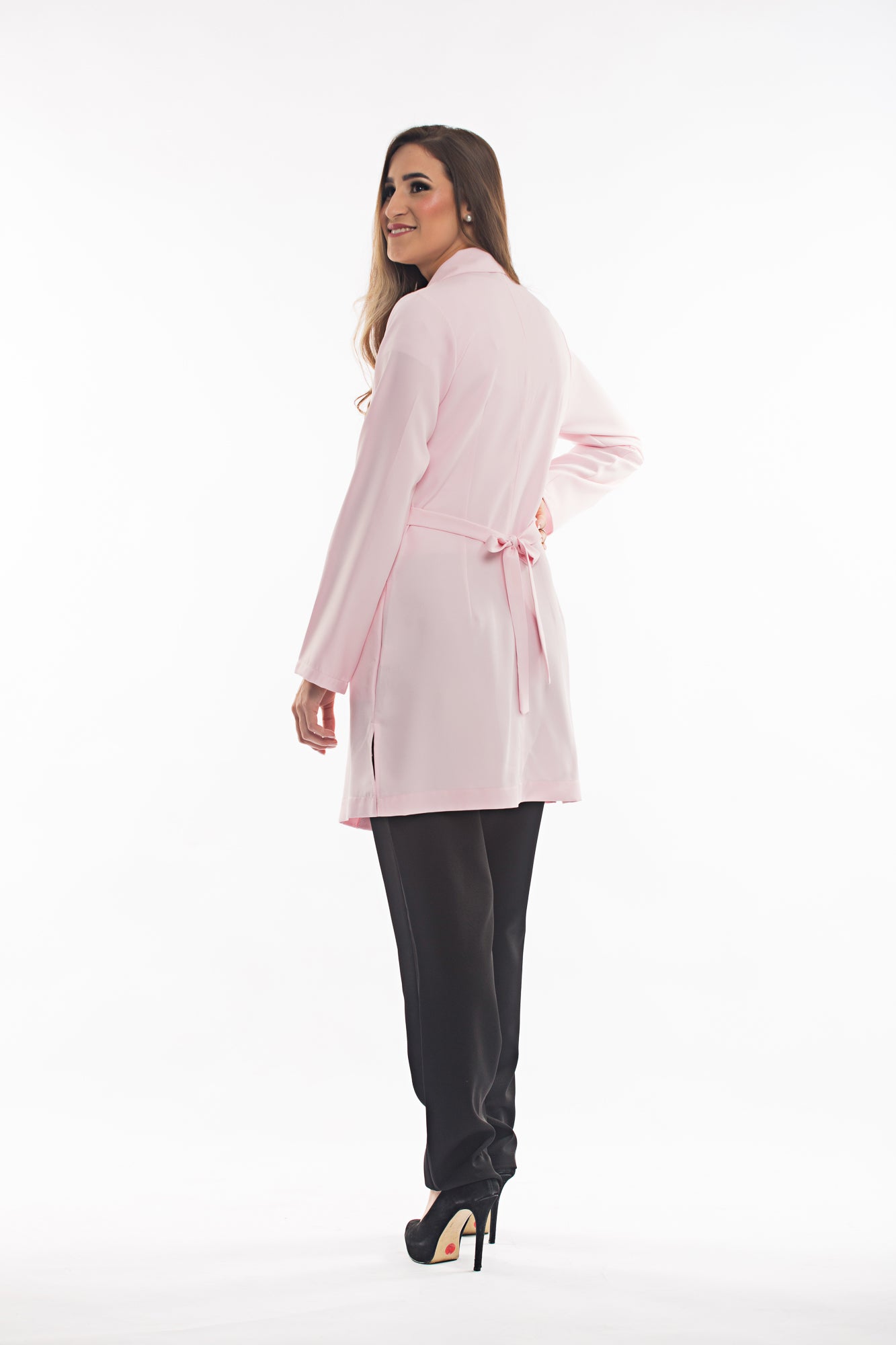 Jaleco Feminino Slim de Amarrar