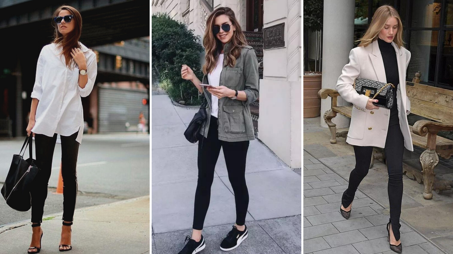 Legging para top trabalhar