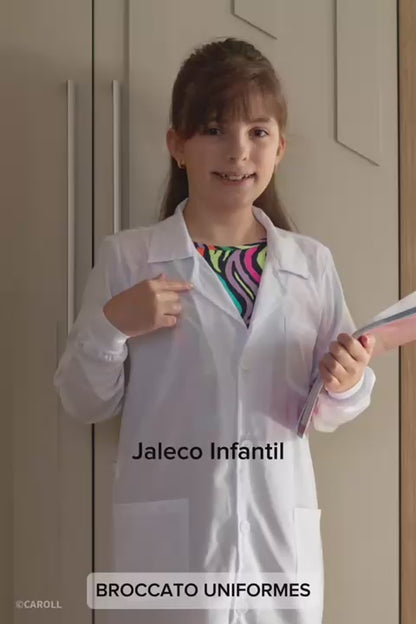 Jaleco Infantil unissex branco