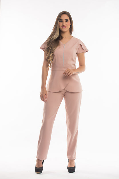 Camisa Scrubs Feminino Tulipa