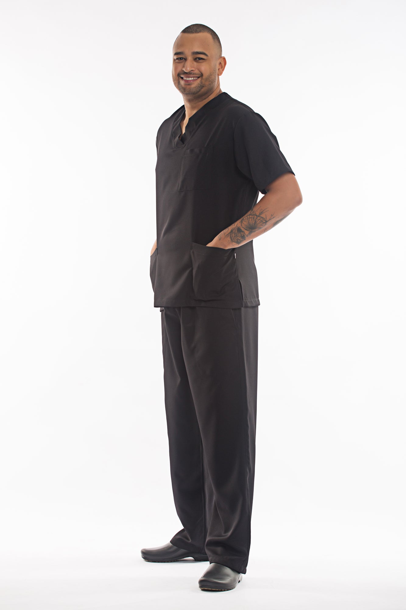 Camisa Scrubs Unissex Decote V