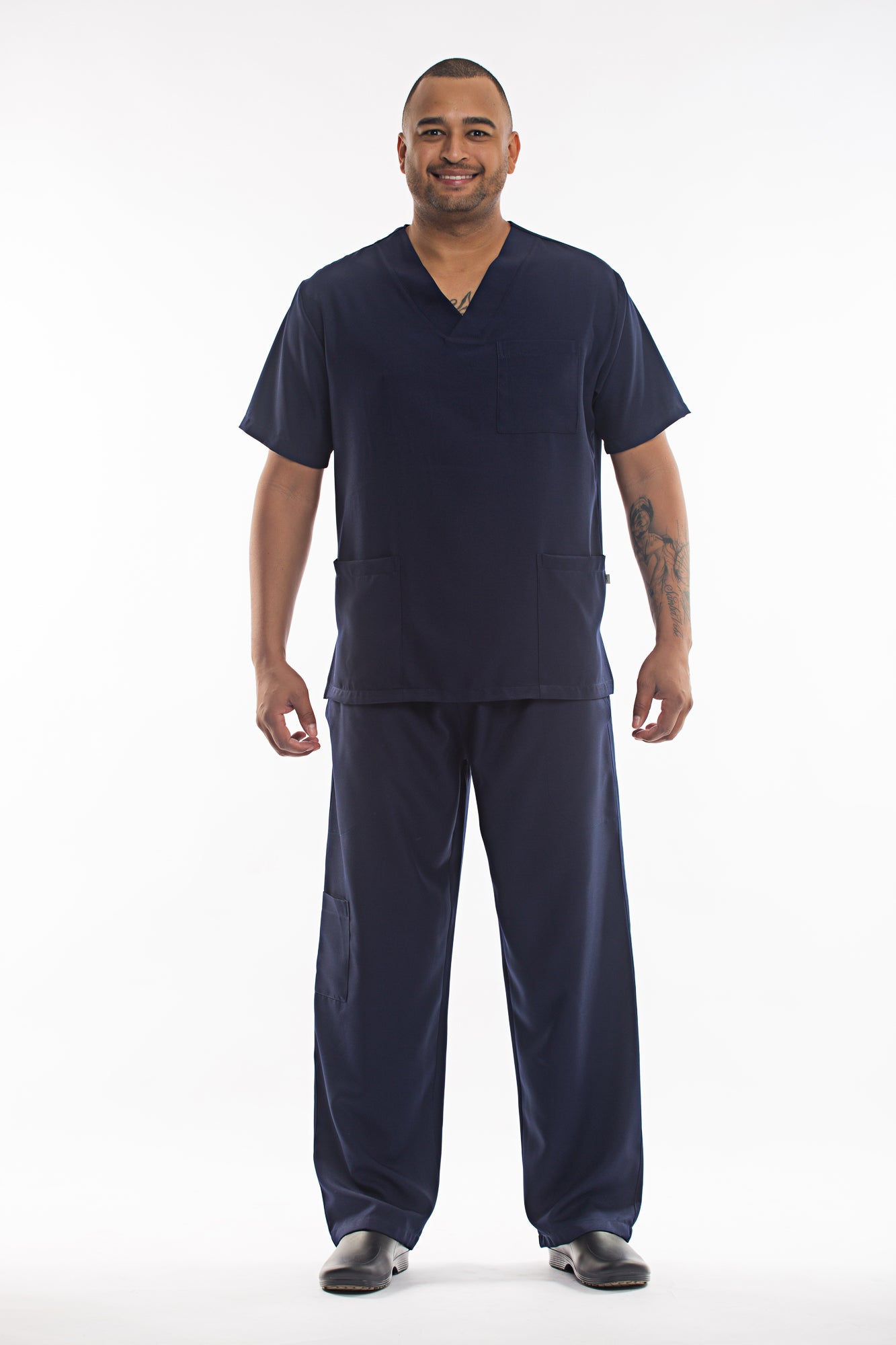 Camisa Scrubs Unissex Decote V